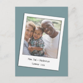 Personalisiertes Foto und Rahmen Postkarte