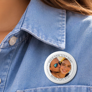 Personalisiertes Foto und Text Button