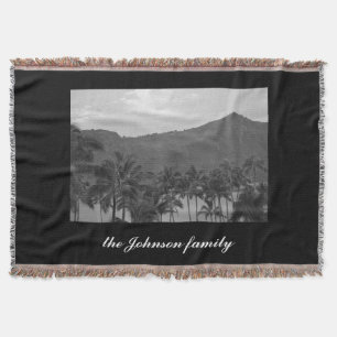 Personalisiertes Foto und Text Decke