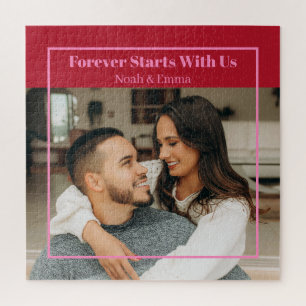 Personalisiertes Foto- und Text-Geschenk mit Roman Puzzle