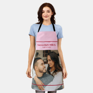 Personalisiertes Foto- und Text-Geschenk mit Roman Schürze