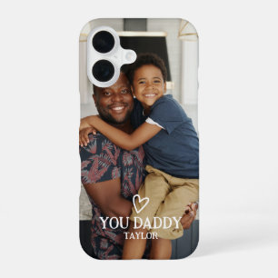 Personalisiertes Foto und Text iPhone 16 Hülle