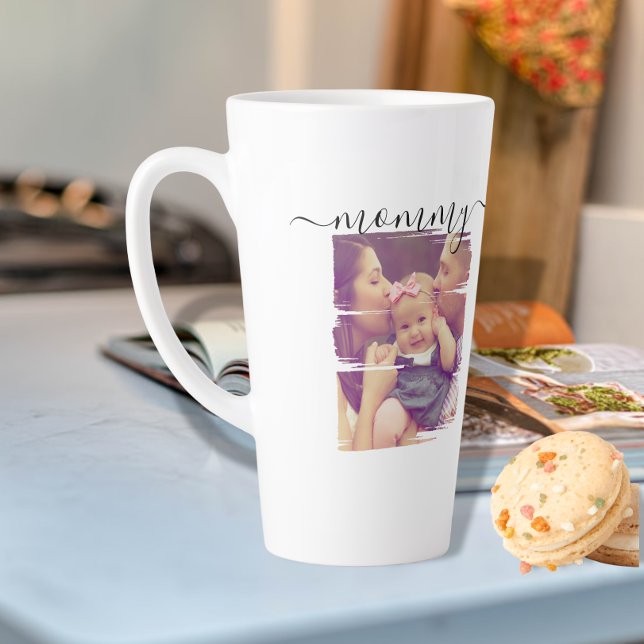 Personalisiertes Foto und Text Milchtasse (Von Creator hochgeladen)
