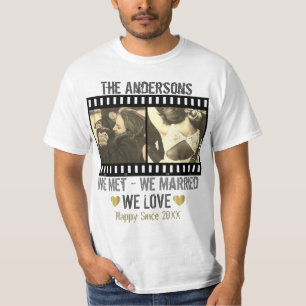 personalisiertes Foto und Text T-Shirt