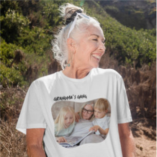 Personalisiertes Foto und  Text T-Shirt