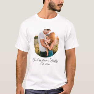 Personalisiertes Foto und Text T-Shirt
