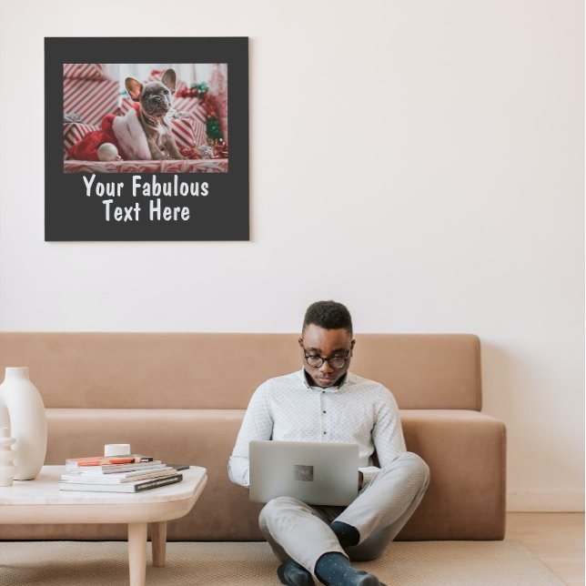 Personalisiertes Foto und Textausdruck (Von Creator hochgeladen)