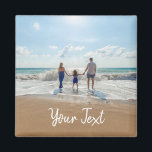 Personalisiertes Foto und Vorlage für benutzerdefi Magnet<br><div class="desc">Erstellen Sie Ihr eigenes Design mit eigenen personalisierten Fotos und individuellem Text. Benutzen Sie Ihre eigenen Fotos und Texte, um es zu Ihrem eigenen zu machen. Ideale Foto- und Textvorlage für Muttergeschenke, Tagesgeschenke des Vaters, Geschäftsprodukte, Firmenartikel, Dekoration von Unternehmen und Büros, Wohngestaltung, Gedenkstätte, Haustiere, Geburtstagsgeschenke und Familiengäste. Foto und Textvorlage...</div>