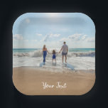 Personalisiertes Foto und Vorlage für benutzerdefi Pappteller<br><div class="desc">Erstellen Sie Ihr eigenes Design mit eigenen personalisierten Fotos und individuellem Text. Benutzen Sie Ihre eigenen Fotos und Texte, um es zu Ihrem eigenen zu machen. Ideale Foto- und Textvorlage für Muttergeschenke, Tagesgeschenke des Vaters, Geschäftsprodukte, Firmenartikel, Dekoration von Unternehmen und Büros, Wohngestaltung, Gedenkstätte, Haustiere, Geburtstagsgeschenke und Familiengäste. Foto und Textvorlage...</div>