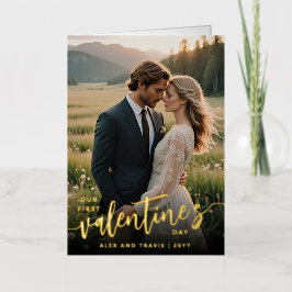 Personalisiertes Foto Unser erster Valentinstag