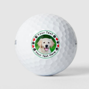 Personalisiertes Foto vom Hund zum Vatertag Golfball