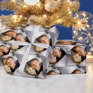 Personalisiertes Foto Weihnachten Geschenkpapier