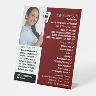 Personalisiertes Foto, Zahnmedizin, Zahnmedizin Sockelschild