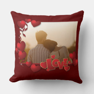 Personalisiertes Foto zum Valentinstag Kissen