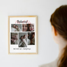 Personalisiertes Fotocollage-Geschenk für Mama