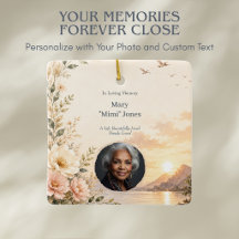 Personalisiertes Fotogedenk-Ornament