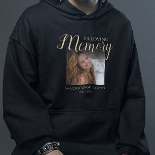 Personalisiertes Fotogedenken Hoodie