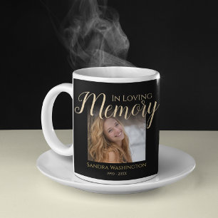 Personalisiertes Fotogedenken Kaffeetasse