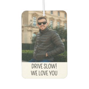 Personalisiertes Fotogeschenk für Freundin Freund Autolufterfrischer