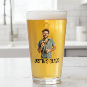 Personalisiertes Fotogeschenk Monogramm Glas