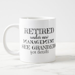 Personalisiertes Fotogeschenk zum Ruhestand Jumbo-Tasse