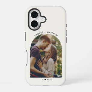 Personalisiertes Fotogeschenk zur Verlobung iPhone 16 Hülle