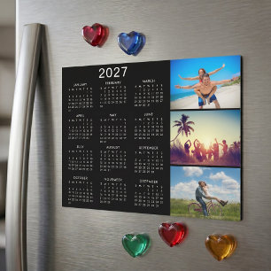 Personalisiertes Fotomaterial 2025 Kalender Magnet
