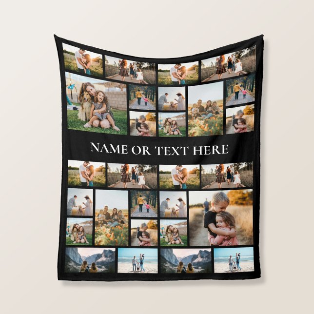 Personalisiertes Fotorollage Fleece Blanket (Von Creator hochgeladen)