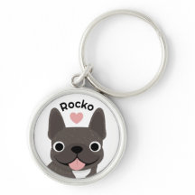 Personalisiertes Französische Bulldogge Schlüssela