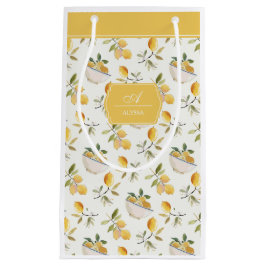 Personalisiertes französisches Land-Limonen-Muster Kleine Geschenktüte