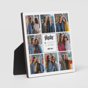 Personalisiertes Freundschaftsgeschenk für beste F Fotoplatte