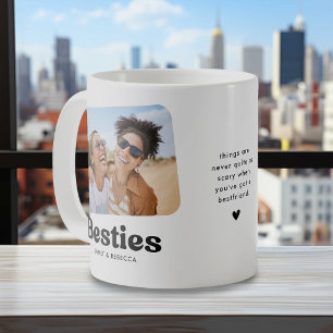 Personalisiertes Freundschaftsgeschenk für beste F Kaffeetasse