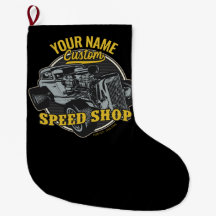 Personalisiertes Frisierte Auto Speed Shop Renngar