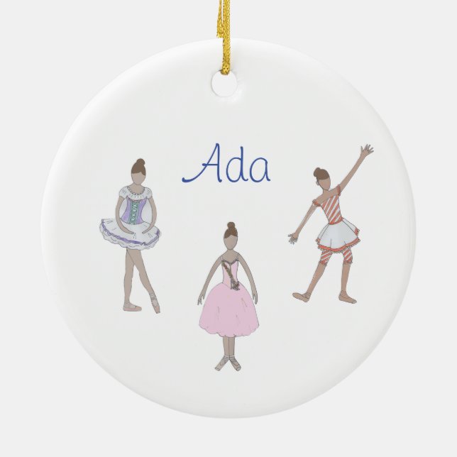 Personalisiertes Fritz/Solid/Blume Nutcracker Cera Keramik Ornament (Hinten)