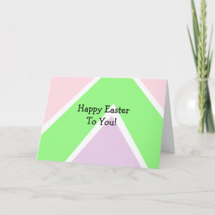 Personalisiertes Frohe Ostern und Rezept für gefül Karte