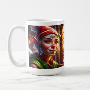 Personalisiertes Frohe Weihnachten Tante Süßer El Kaffeetasse