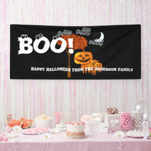 Personalisiertes Frohes Halloween von Ihrer Famili Banner