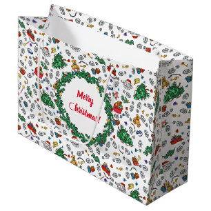 Personalisiertes fröhliches schlechtes große geschenktüte