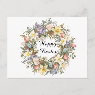 Personalisiertes Frühlingsblumen-Andenken Feiertagspostkarte