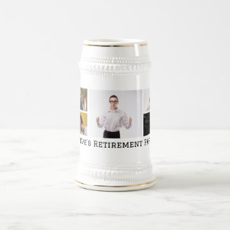 Personalisiertes Fünf-Foto-Benutzerdefiniertes Tex Bierglas