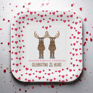 Personalisiertes Funny Anniversary Pappteller
