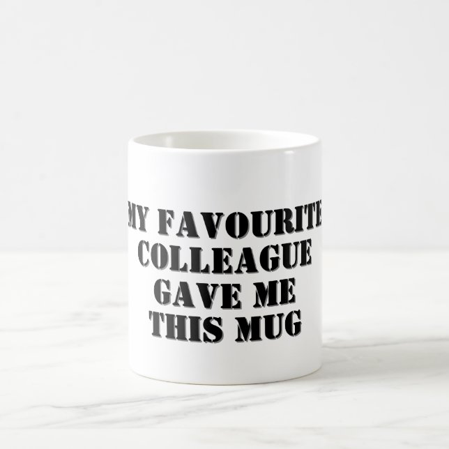 Personalisiertes Funny Colleague Geschenk Geheimni Kaffeetasse (Mittel)