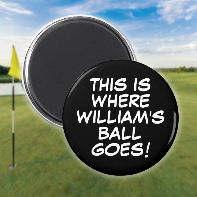 Personalisiertes Funny Comic Golf Ball Marker Magnet (Personalized Funny Comic Book Golf Ball Marker Magnet)