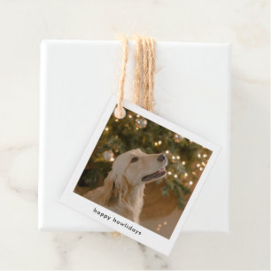 Personalisiertes Funny Dog Picture Weihnachten Fot Geschenkanhänger