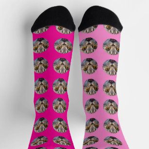 Personalisiertes Funny Face Foto Socken