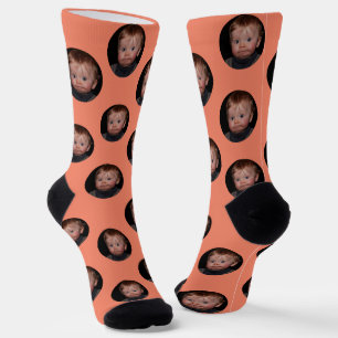 Personalisiertes Funny Face Foto Socken