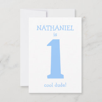 Personalisiertes Funny First Birthday Boy Party Einladung
