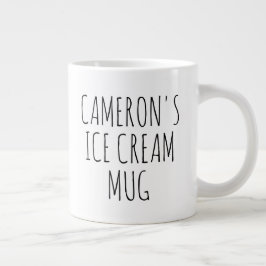 Personalisiertes Funny Gag Geschenk an der Piazza  Jumbo-Tasse