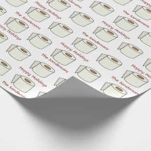 Personalisiertes Funny Toilet Papier glücklich Ur Geschenkpapier