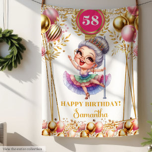 Personalisiertes Funny Zitat Blanket für Oma Fleecedecke